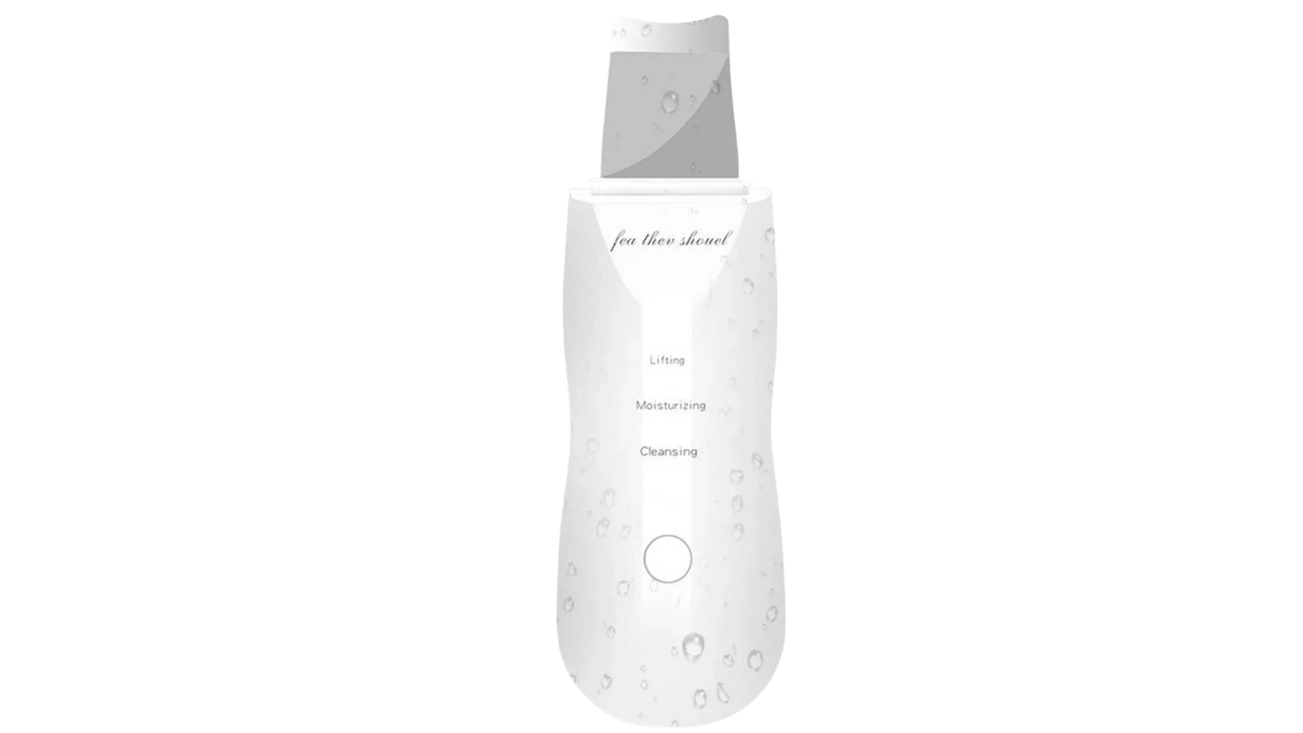 Electric Ultrasonic Skin Scrubber Vibration Face Spatula Peeling Blackhead Remover Facial Lifting Cleansing Ultrasonic Skin Care