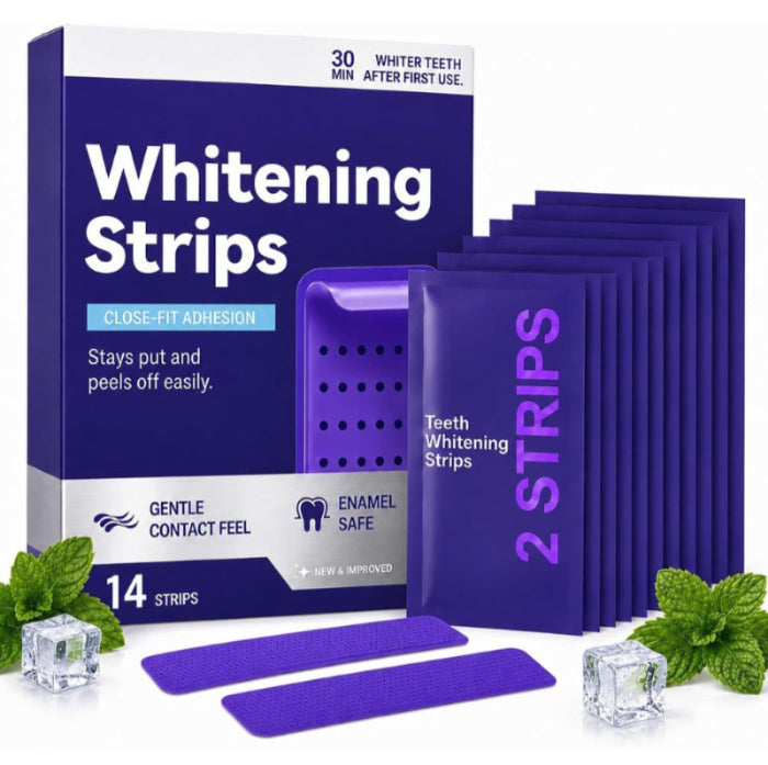 Teeth whitening strips, purple, 14 units
