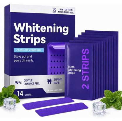 Teeth whitening strips, purple, 14 units